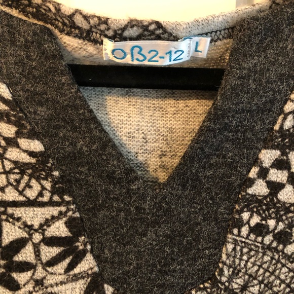 EUC Women’s Super Soft Sweater Dress (or Tunic) by OB2-12 - Sz L - Picture 3 of 15